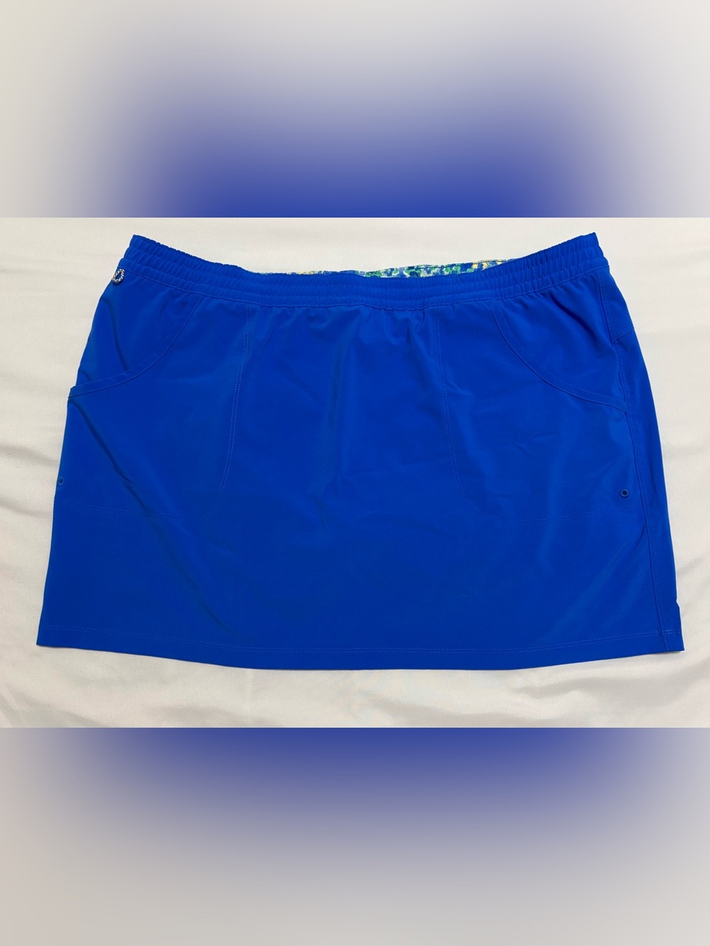 COLUMBIA PFG Skort blue size XL sun protection Performance Fishing Gear